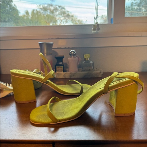 BRAT green suede sandal size 10 by Rafa - Picture 2 of 4